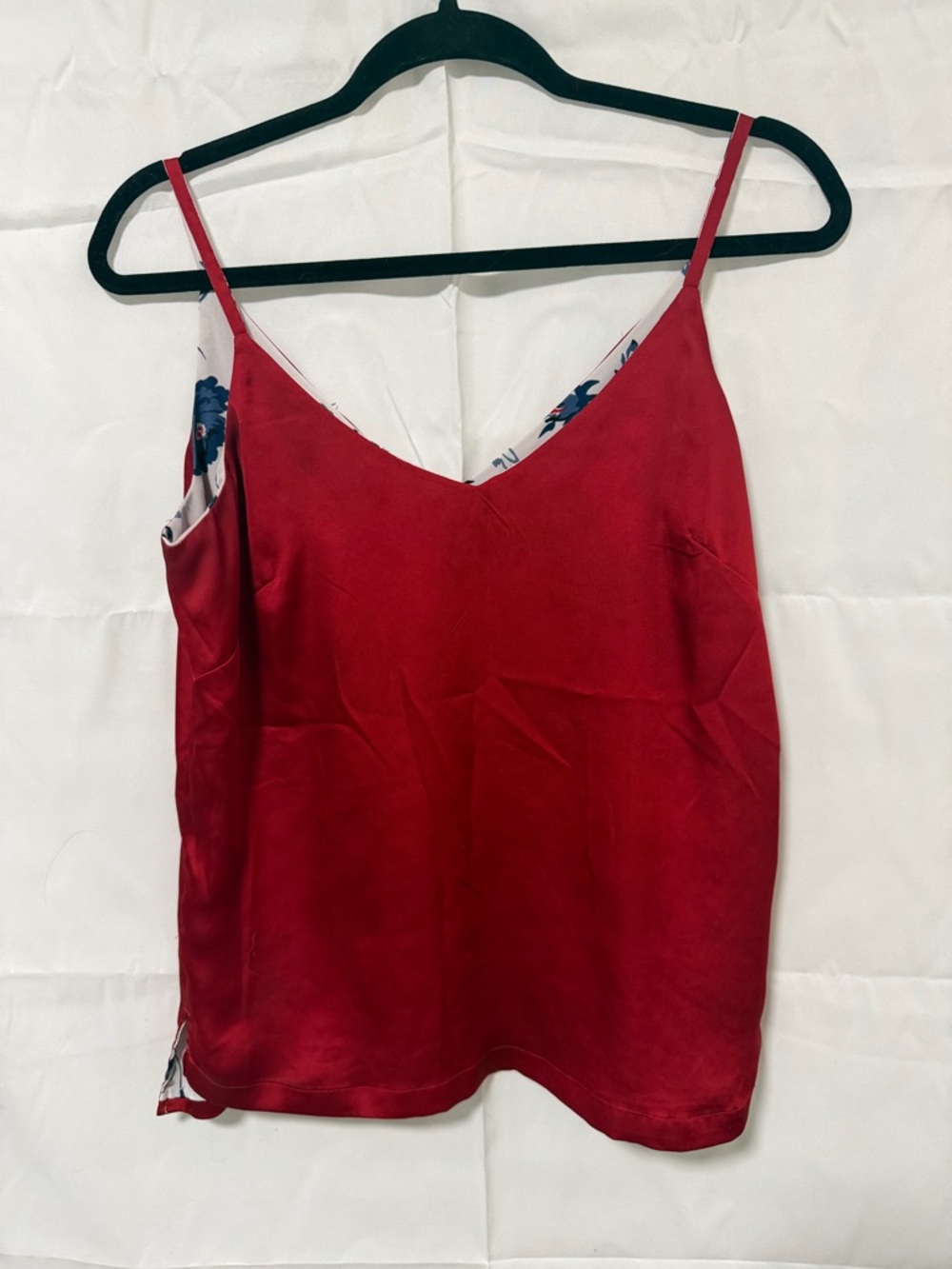 Floral V-Neck Reversible Camisole - Picture 5 of 6